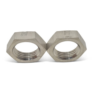 Russell Performance -4 AN Bulkhead Nuts 7/16in -20 Thread Size (Endura)