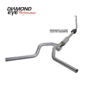 Diamond Eye KIT 4in TB MFLR RPLCMENT PIPEDUALALUM94-97 5 7 3L F250/F350 PWRSTROKE NFS