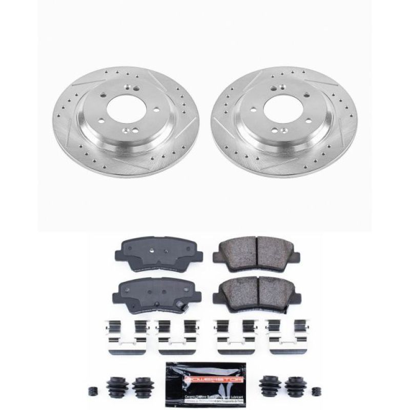 Power Stop 2015 Hyundai Sonata Rear Z23 Evolution Sport Brake Kit