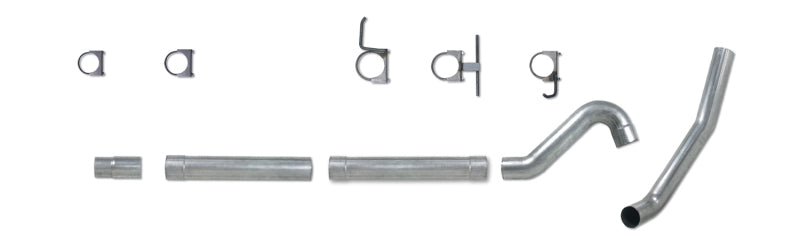 Diamond Eye KIT 4in Catback MFLR RPLCMENT PIPE Single AL: 03-06 FORD 6.0L EXCURSION