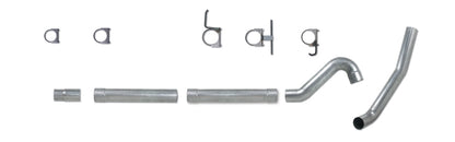 Diamond Eye KIT 4in Catback MFLR RPLCMENT PIPE Single AL: 03-06 FORD 6.0L EXCURSION