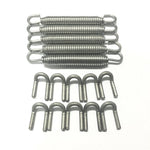 Ticon Industries Black Silicone Titanium Spring Tab and Spring Kit (10 Tabs/5 Springs) - 5 Pack