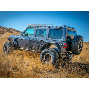 DV8 Offroad 18-21 Jeep Wrangler JL 4-Door Roof Rack