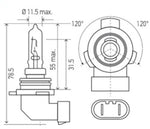 Hella Bulb 9012LL/HIR2 12V 55W PX22d