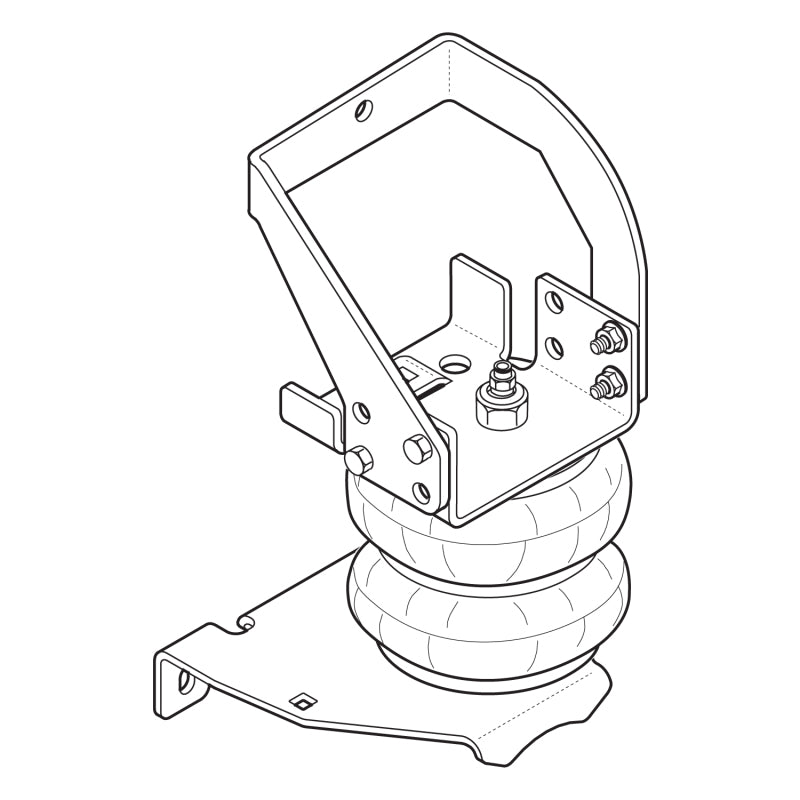 Firestone Ride-Rite Air Helper Spring Kit Rear 96-07 Ford E-450 (W217602377)