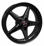 Race Star 92 Drag Star 17x7.00 5x5.00bc 4.25bs Direct Drill Gloss Black Wheel