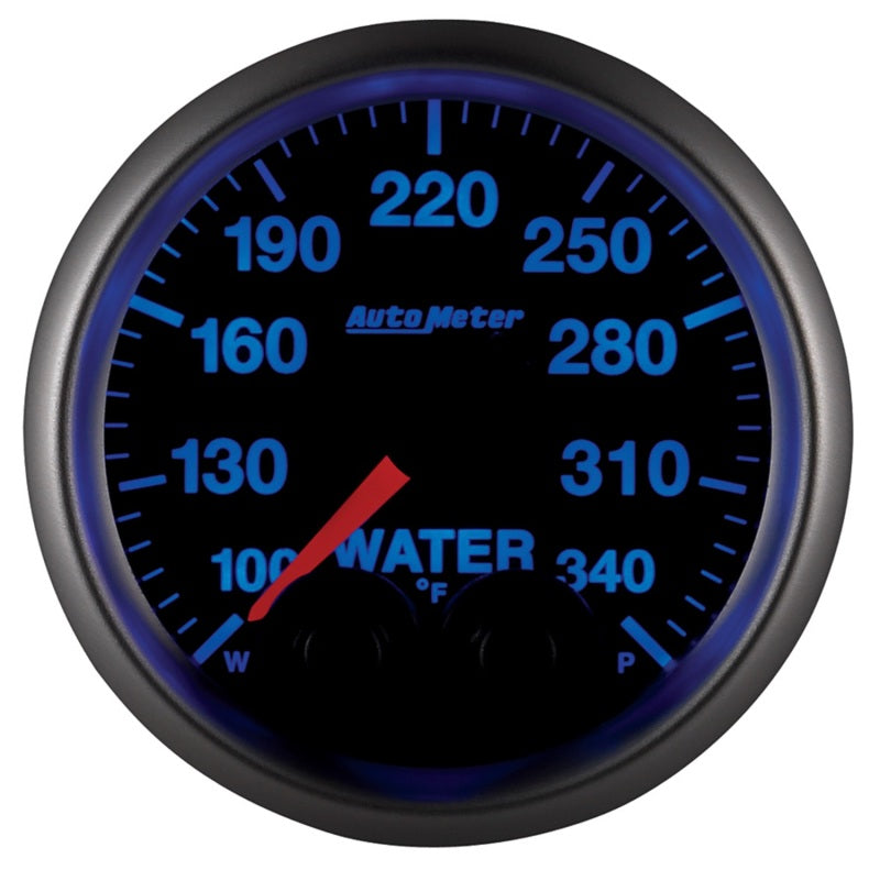 Autometer Elite 52mm 100-340 Deg F Water Temperature Peak and Warn Gauge w/ Electonic Control