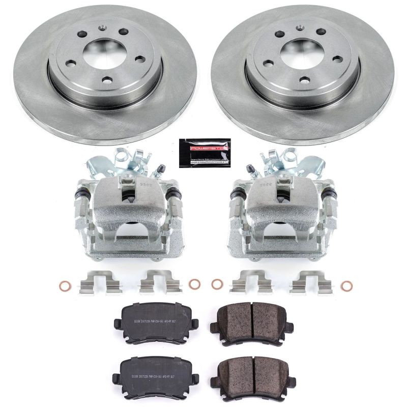 Power Stop 05-09 Audi A4 Rear Autospecialty Brake Kit w/Calipers