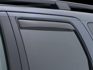 WeatherTech 08+ Toyota Sequoia Rear Side Window Deflectors - Dark Smoke