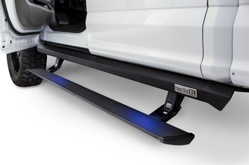 AMP Research 2007-2018 Jeep Wrangler JKU 4DR PowerStep XL - Black (Incl OEM Style Illumination)