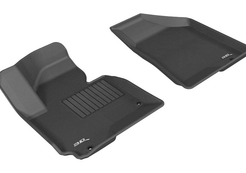 3D MAXpider 2011-2013 Kia/Hyundai Sportage/Tucson Kagu 1st Row Floormat - Black