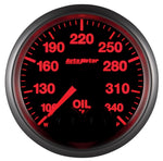 Autometer Elite 52mm 100-340 Deg F Oil Temp Peak & Warn w/ Electronic Control Gauge