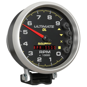 Autometer 5 inch Ultimate DL Playback Tachometer 9000 RPM - Black