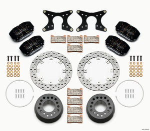 Wilwood Dynapro Lug Mount Dual Rear Dynamic Kit SA Drilled M-W/Lamb Ends 1/2in Studs