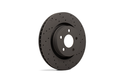 Hawk Talon 2003 Ford E-150 Drilled and Slotted Front Brake Rotor Set
