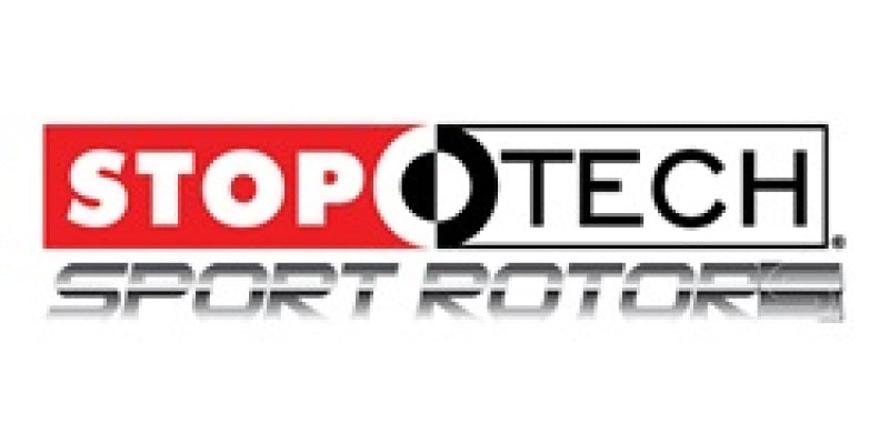 StopTech 08-15 Mitsubishi Evo X AeroRotor Direct Replacement 2pcs Slotted Front Rotor Pair