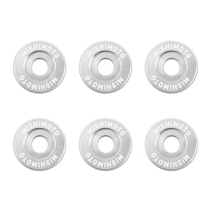 Mishimoto Small Fender Washer Kit (6pcs) - Silver