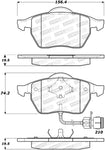 StopTech Street Brake Pads - Front