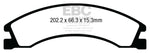 EBC 08+ Ford Econoline E150 4.6 Ultimax2 Rear Brake Pads