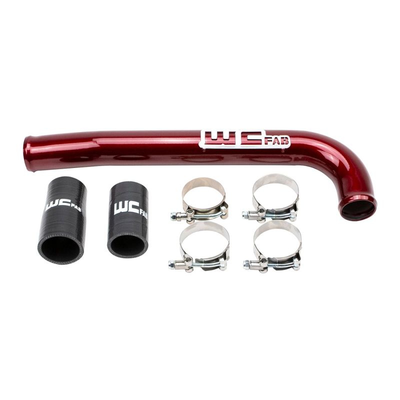 Wehrli 03-09 Dodge 5.9L/6.7L Cummins (Non-Twin CP3) Upper Coolant Pipe - WCFab Red