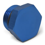 Russell Performance -10 AN Straight Thread Plug (Blue)