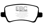 EBC 13-15 Land Rover LR2 2.0 Turbo Ultimax2 Rear Brake Pads