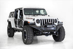 Addictive Desert Designs 2020 Jeep Gladiator JT Stealth Fighter Front Bump w/ Top Hoop & Winch Mount