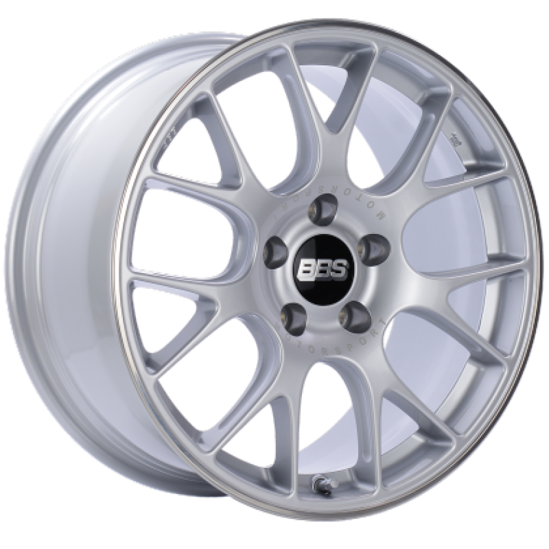 BBS CH-R 20x8 5x120 ET36 Brilliant Silver Polished Rim Protector Wheel -82mm PFS/Clip Required