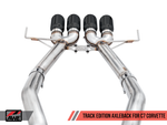 AWE Tuning 14-19 Chevy Corvette C7 Z06/ZR1 Track Edition Axle-Back Exhaust w/Black Tips