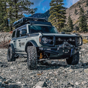 Westin 21-23 Ford Bronco (Excl. Bronco Sport) w/ XTS Front Bumper Brush Guard - Textured Black