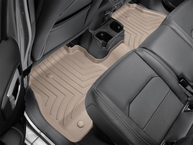 WeatherTech 13-18 Hyundai Santa Fe Rear FloorLiner HP - Tan