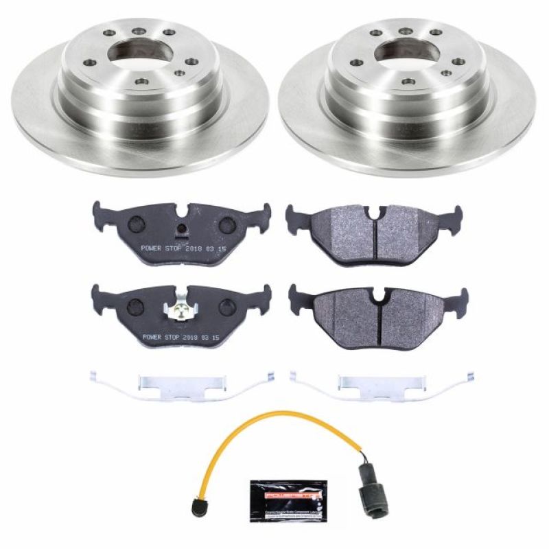 Power Stop 1989 BMW 525i Rear Track Day Brake Kit