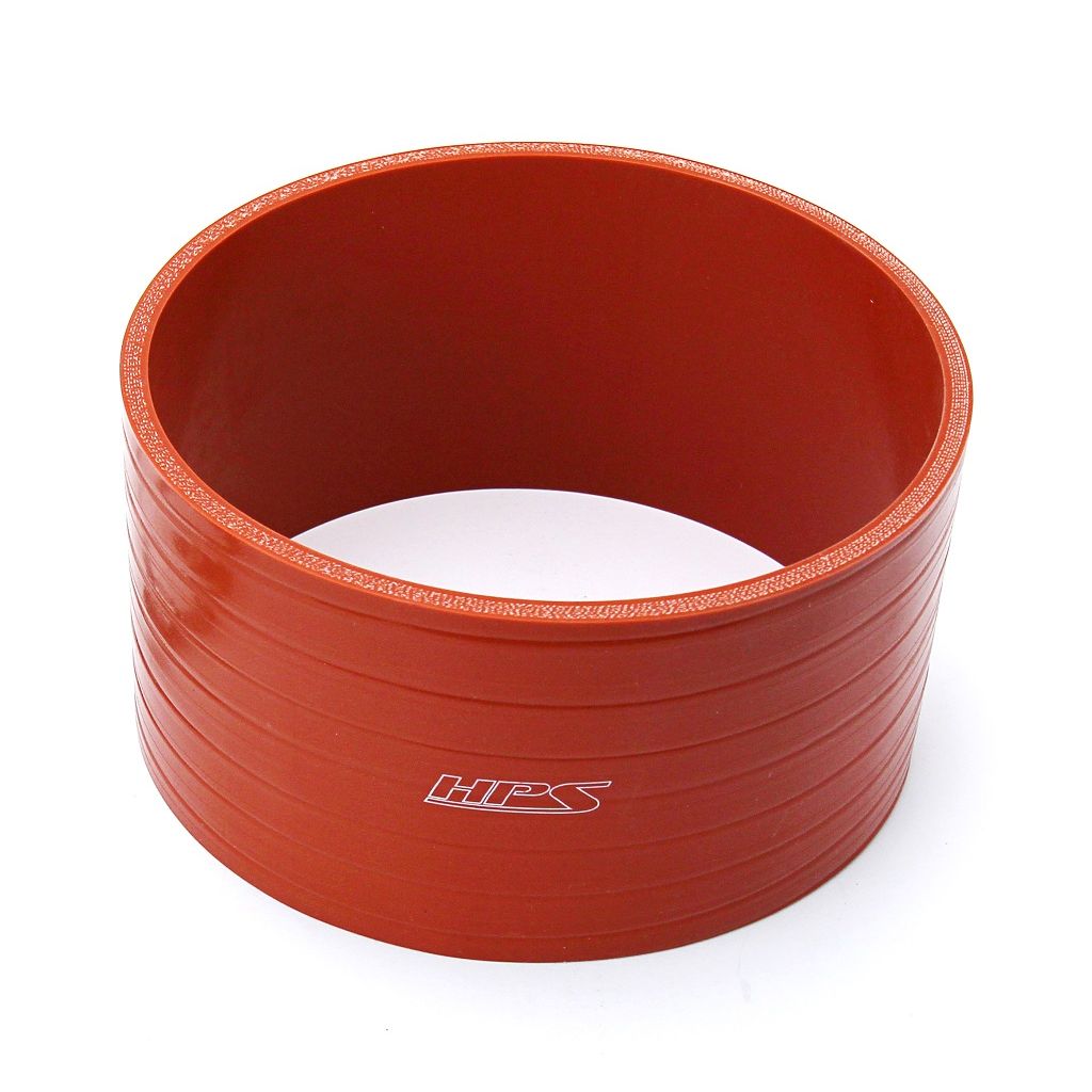 HPS Performance Silicone Coupler HoseUltra High Temp 6-ply Reinforced7" ID4" LongOrange