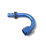 Russell Performance -6 AN Twist-Lok 150 Degree Hose End (1in Radius)