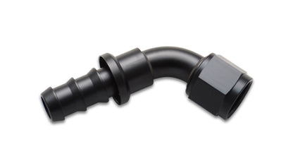 Vibrant Push-On 60 Degree Hose End Elbow Fitting Size -8AN