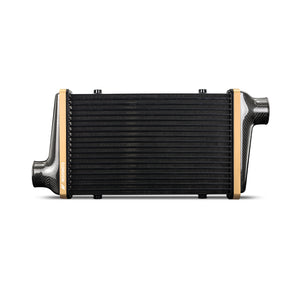 Mishimoto Universal Carbon Fiber Intercooler - Gloss Tanks - 525mm Black Core - S-Flow - R V-Band