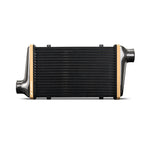 Mishimoto Universal Carbon Fiber Intercooler - Gloss Tanks - 600mm Silver Core - C-Flow - P V-Band