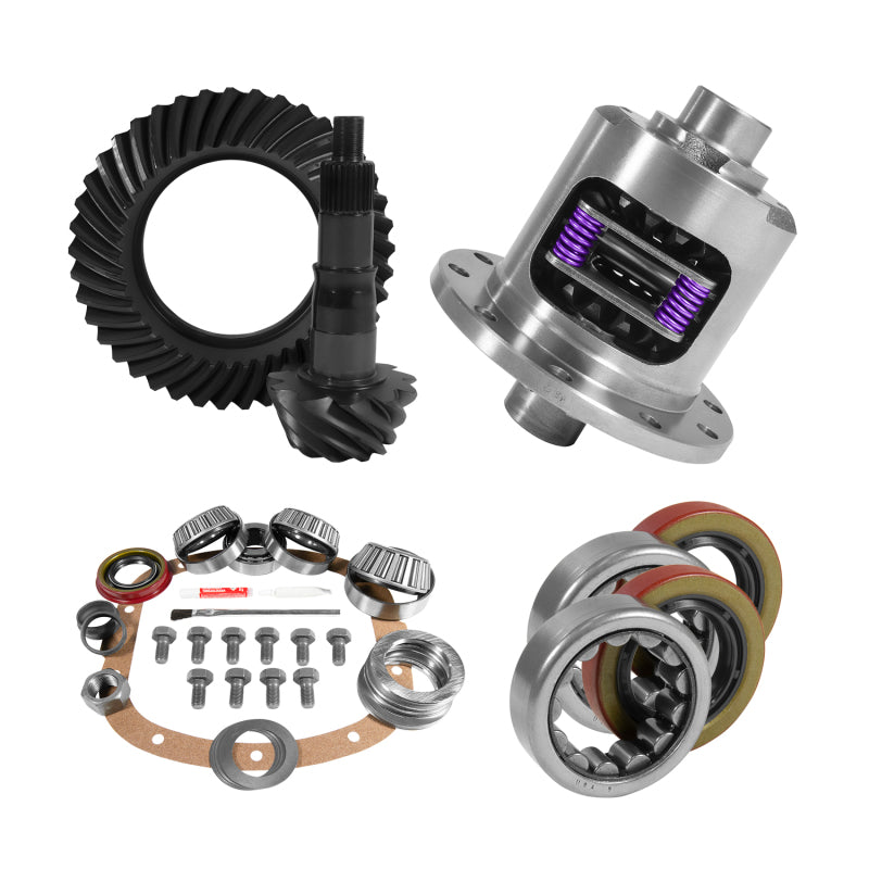 Yukon Gear 7.5in GM 3.42 Rear Ring & Pinion Install Kit 26 Spline Positraction 2.25in Axle Bearings
