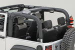 Rugged Ridge Roll Bar Cover Black Polyester 07-18 Jeep Wrangler JK