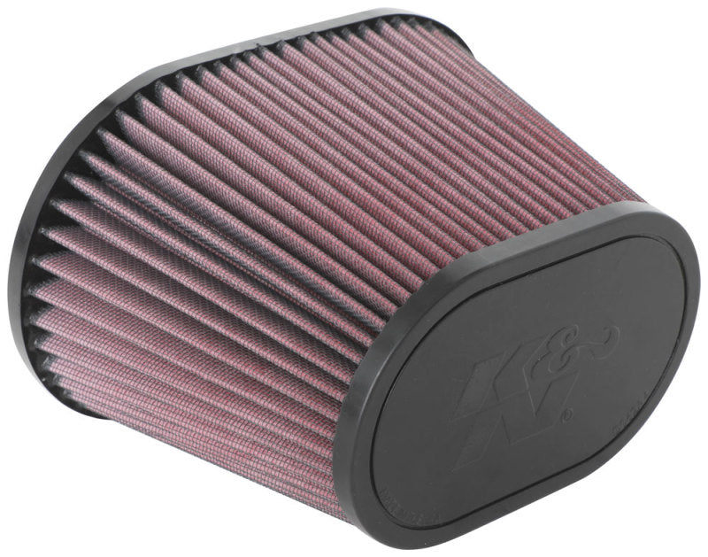 K&N Universal Clamp-On Air Filter 3.5in Flg ID x 8.5x5.25in B OD x 6.25x4in T OD x 5.5in H