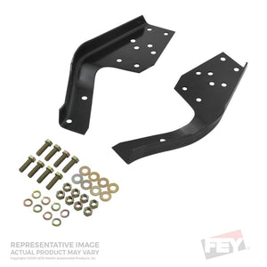 Westin/Fey 78-96 Ford Bronco Universal Aftermarket Bumper Mount Kit - Black