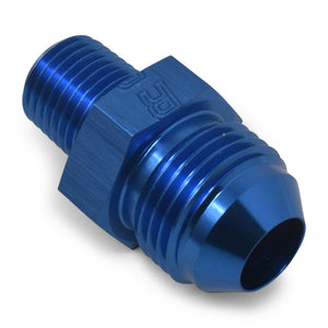 Russell Performance -6 AN to 3/8in NPT Straight Flare to Pipe (Blue) (25 pcs.)