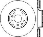 StopTech Power Slot 2003+ Mazda RX8 Slotted CRYO Left Front Rotor - SPORT SUSPENSION ONLY