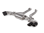 Akrapovic 2020-23 BMW X5M (F95)/X6M (F96) Slip-On Line (Titanium) w/Carbon Fiber Titanium Tips