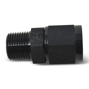 Russell Performance -6 AN Straight Female to 1/8in Male NPT Fitting (Black)