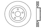 StopTech 08-09 Pontiac G8 Slotted & Drilled Front Left Rotor