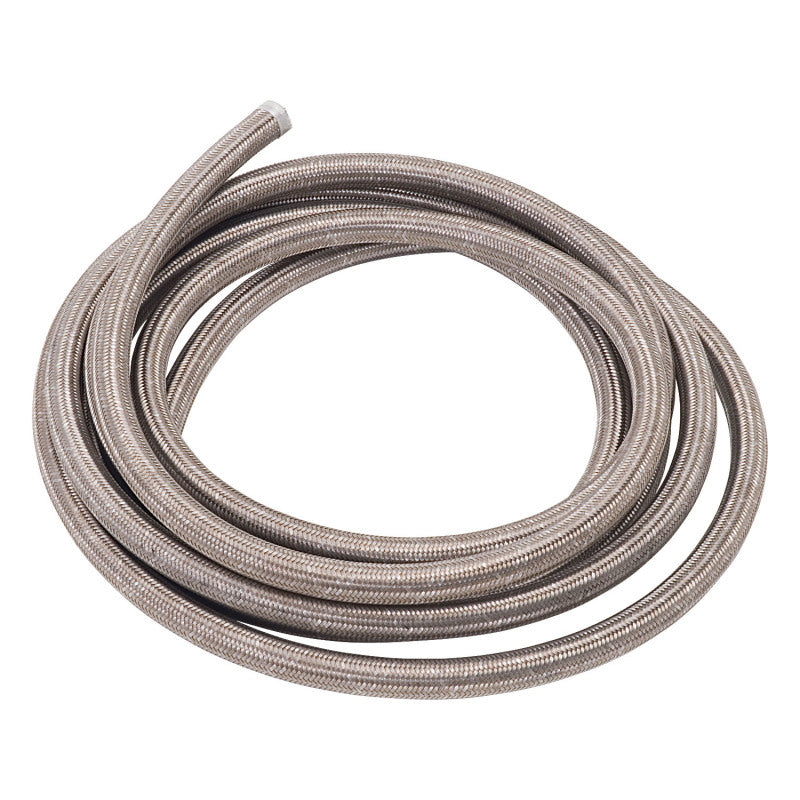 Russell Performance -12 AN ProFlex Stainless Steel Braided Hose (Pre-Packaged 6 Foot Roll)