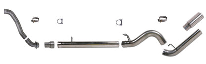 Diamond Eye KIT 5in DPF-BACK w/ DP Single AL 08-10 Ford 6.4L Powerstroke F250/F350