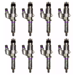 Exergy 01-04 Chevrolet Duramax 6.6L LB7 Reman SAC 60% Over Injector - Set of 8