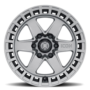 ICON Raider 17x8.5 6x120 0mm Offset 4.75in BS Titanium Wheel